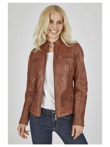 Кожаная куртка 7eleven, цвет tabak