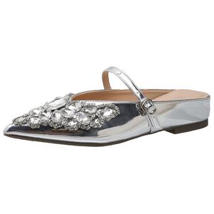 City camel Закрытые тапочки женские серебристые, цвет Silver