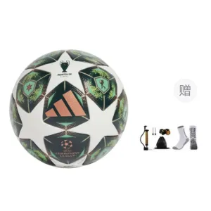 Adidas Размер 5 футбольный мяч PU бесшовный термосварной унисекс зеленый флуоресцентный