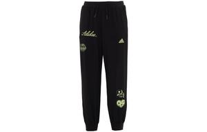 Детские трикотажные спортивные штаны Adidas, черный