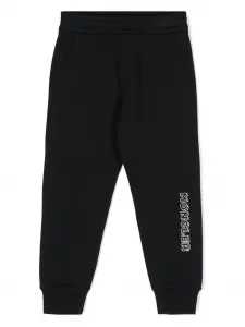 Спортивные брюки с логотипом Moncler Enfant, синий