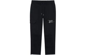 Li Ning Мужские повседневные брюки с подкладкой, Черный