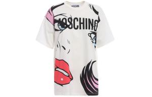 MOSCHINO Футболка унисекс белая