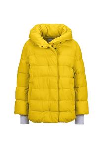 Утепленная стеганая куртка с объемным воротником Madeleine, желтый
