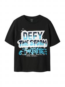 NAME IT Футболка 'NKMMod Fortnite' в черном цвете