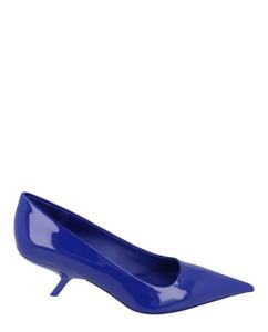 Туфли-лодочки Eva 55 из лакированной кожи Salvatore Ferragamo, bluette