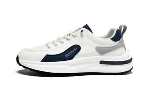 Повседневные мужские кроссовки низкие белые коричневые белые синие HLA