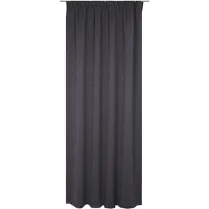 Штора Torbole с многослойной лентой, 1 шт. Wirth, черный