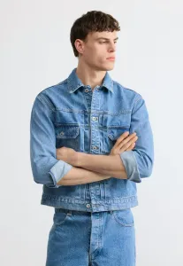 Джинсовая куртка дальнобойщика Mads Nørgaard, Mid Blue Stone Wash