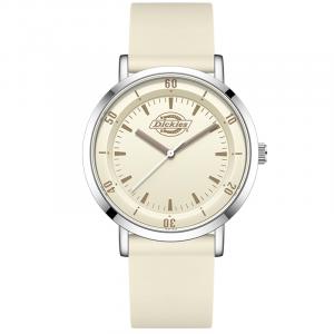 Dickies Наручные часы кварцевый механизм силиконовый ремешок белый циферблат унисекс коробка лимитированная серия