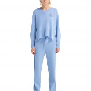 KARL LAGERFELD Повседневные брюки женские синие KARL LAGERFELD / Karl Lagerfeld Джинсы