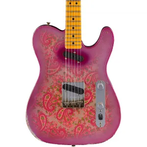 Электрогитара Fender Custom Shop Double Vision Telecaster, мастерская сборка Тодда Крауса, Pink Paisley