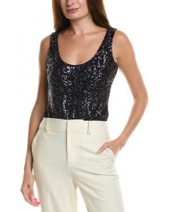 Коллекция Michael Kors Боди с пайетками Michael Kors Collection, синий