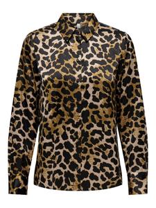 Рубашка ONLY Blouse ONLElma, цвет light beige/dark beige