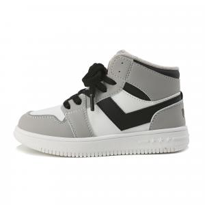 Pony Теплые детские кроссовки с противоскользящей подошвой, серо-белые, для повседневной носки