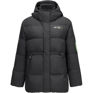 Пуховик женский угольно-черный Skechers