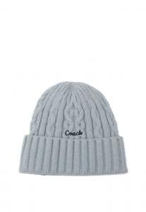 Шапка COACH Beanie, Turquoise Aqua/Turquoise