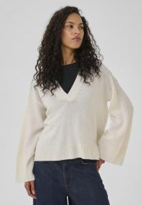 Джемпер My Essential Wardrobe HUXI V-NECK, Snow White/White