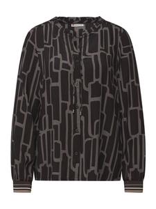 Street One Блузка с длинными рукавами темно-коричневого цвета