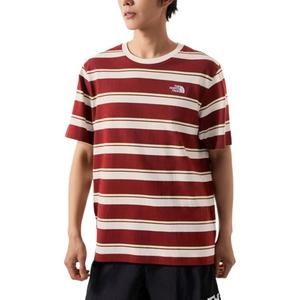 Футболка мужская красно-белая THE NORTH FACE