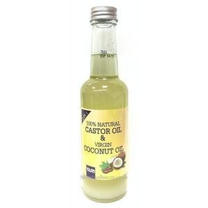 100% натуральное касторовое масло и кокосовое масло первого отжима 2 в 1 250 мл Yari