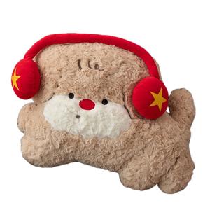 Плюшевая кукла scruffy headphone dog высота 23см/50см JBBCN