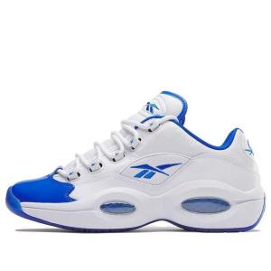Кроссовки question low 'white electric cobalt' Reebok, белый