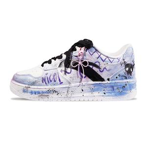 ANTA Свободные кроссовки для скейтбординга унисекс с низким верхом, белые