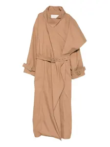 Пальто с поясом Entire Studios, бежевый