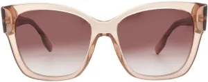 Солнцезащитные очки BURBERRY BE 4345 335813 персикового цвета, Brown