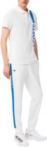 Lacoste мужские спортивные принтованные спортивные штаны, White/Gipsy Blue