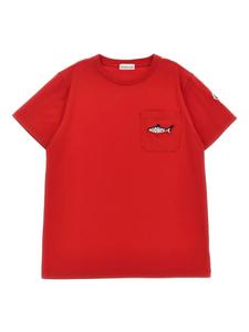 Футболка Скуало Moncler Enfant, красный
