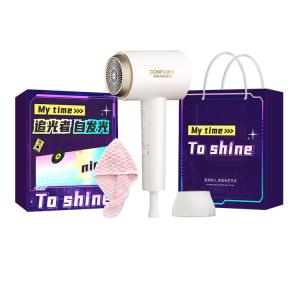 Фен 1600W компактный быстросохнущий с отрицательными ионами для ухода за волосами небольшой портативный складной KF-3153 CONFU