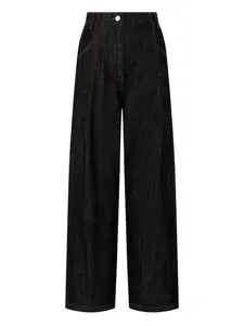 Плиссированные брюки Studio Tomboy, черный