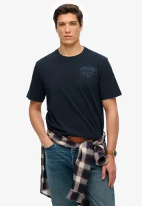 Спортивная базовая футболка с графическим принтом Superdry & Co, Eclipse Navy