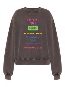 MOSCHINO JEANS толстовка с логотипом, серый