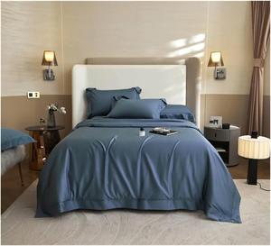 UOIO Комплект постельного белья UOIO из 100% длинноволокнистого хлопка бежево-серый ультрамягкий дышащий