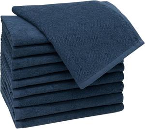 Гостевое полотенце Zollner 00000282 10er-Set, темно-синий