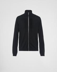 Шерстяной кардиган Prada, черный