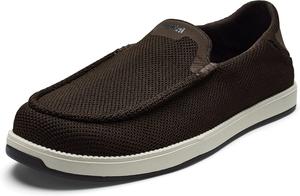 Мужские слипоны OLUKAI Kakaha Mesh с сетчатой верхней частью, легкая и универсальная обувь на каждый день, комфортная для носки весь день, Dk Java/Dk Java