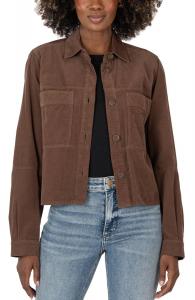 Уютная вельветовая куртка в коричневом цвете KUT FROM THE KLOTH