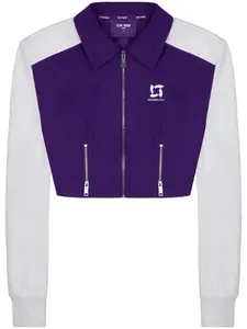 Укороченная куртка на молнии Team Wang Design, фиолетовый