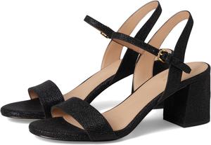 Туфли Cole Haan Women's Josie Block Heel Sandal, Black Glitter Mesh