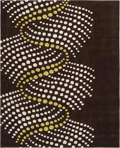 Ковер ручной работы SAFAVIEH, 183 x 275 см, Soho Collection Brown / Beige SOH727A Abstract премиум шерсть и вискоза