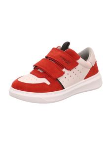 Кроссовки на шнуровке superfit, цвет rot/weiß