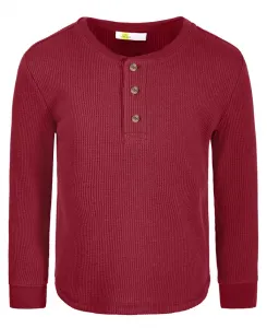 Термофутболка-хенли для мальчиков-малышей Epic Threads, красный