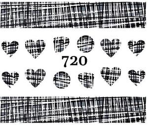 Водные наклейки для ногтей - №720, Raisin