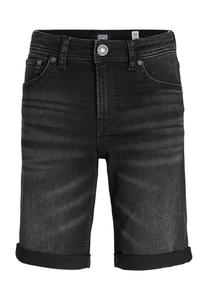 Джинсы-бермуды, карманы с заклепками, пятикарманные, детские Jack & Jones, цвет Black Deni