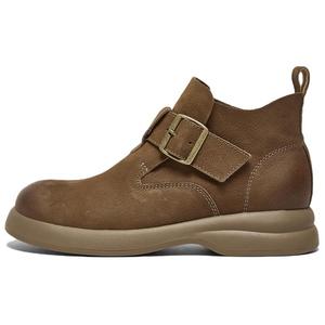 BASTO Женские замшевые ботинки на шнуровке, коричневые, цвет Brown