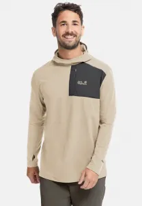 Футболка sucol с длинными рукавами Jack Wolfskin, Oyster